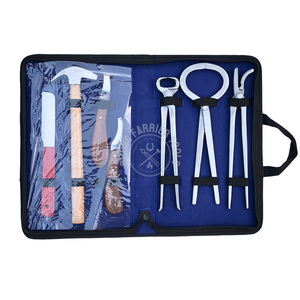Kit de Herramientas para Herrador, Kit de Mantenimiento de Cascos, Alicates para Cortar Cascos Equinos, Herramienta para Herrar, Probador de Sensibilidad y Cuchillo para Recortar Cascos - Product Image 6