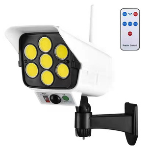 Cảm Biến Chuyển Động LED 77 Chống Nước Ngoài Trời Đèn Tường Màn Hình Giám Sát Năng Lượng Mặt Trời Mô Phỏng Chống Trộm Cho Sân Trong, Sân Trong, Sân Vườn - Product Image 5