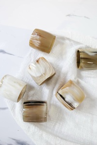 Buffalo Horn Napkin Rings Holder Round Shape Napkin Holder for Luxury Hotel Restaurants and Wedding Table High Quality - Product Image 4