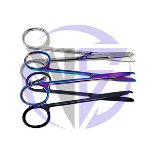 Tijeras de Sutura Spencer con Recubrimiento Negro Multicolor de 4.5 Pulgadas, Delicadas, con Sutura Wenquar, Instrumentos Quirúrgicos - Product Image 4