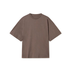 Heavy Cotton <b>Summer</b> T-<b>shirts</b> 300gsm Men O-Neck Short Sleeve T <b>Shirt</b> Solid Color Casual Unisex Basic Oversized Ringer T <b>Shirt</b> - Product Image 3