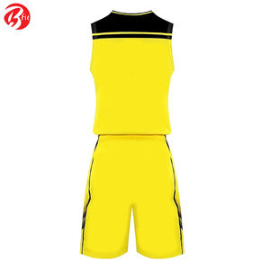 Dernier style de vêtements de sport Bsci en polyester respirant Services OEM Uniforme de basket-ball personnalisé Sports confortables grande taille - Product Image 4