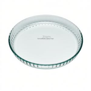 Molde Transparente para Tartas de Vidrio Borosilicato de 31 cm, Compatible con Pyrex 814B000 8446, para Hornear Platos y Bandejas - Product Image 2