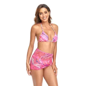 Conjunto de Bikini Sexy de dos piezas para mujer, fabricante de Top corto transpirable, Espalda descubierta, gimnasio, Fitness, dos piezas - Product Image 5