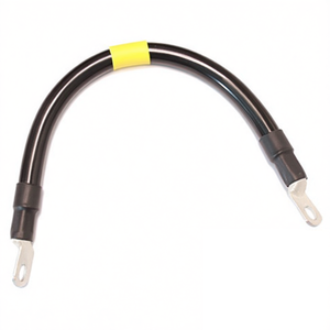 Câble d'interconnexion de batterie noir 2/0 AWG de 12 pouces avec 2 embouts - Product Image 2