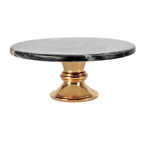 Soporte para servir pasteles de frutas con forma redonda, muy vendido, para Navidad, cumpleaños y bodas, con acabado brillante en esmalte, soporte redondo para pasteles. - Product Image 4