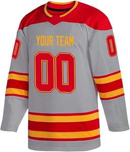 Top Trending Unisex Adulto Hockey sobre hielo Jersey Sublimación personalizada Impresión Directa Fábrica 3D Diseño Niños Niñas - Product Image 2