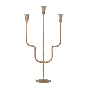 Décoration de table à manger élégante, bougeoir en métal à bon prix, forme longue, bougeoir en métal à 3 supports, éclairage, décoration de table de restaurant - Product Image 1