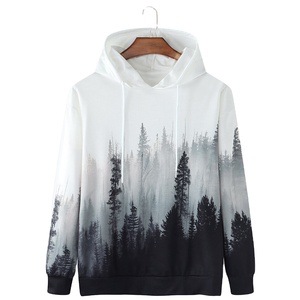 Sudadera con capucha en blanco de algodón grueso de gran tamaño de lujo, logotipo personalizado impreso, diseño forrado de alta calidad para hombres y mujeres - Product Image 1