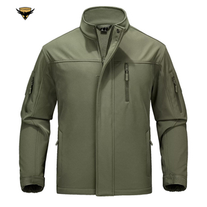 Veste Softshell coupe-vent pour hommes la plus vendue Conception unique Service OEM Fabrication professionnelle Quantité en vrac Tissu de toile - Product Image 1