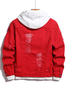 Dernière mode veste en jean à impression personnalisée pour hommes vêtements de ville décontractés pour hommes veste en jean à vendre vestes pour hommes - Product Image 2