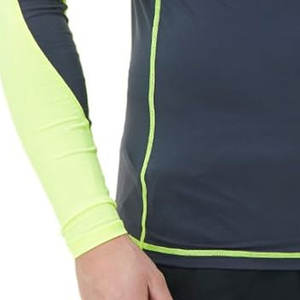 Chemises de compression pour hommes en spandex/coton, logo personnalisé imprimé, séchage rapide, respirant, écologique - Product Image 6