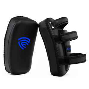 Coussinets d'entraînement de kickboxing et d'arts martiaux avec logo personnalisé de haute qualité Coups de pied et coussinets de boxe en cuir en gros - Product Image 4