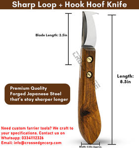 เครื่องตัดขนเพชรคุณภาพสูงเครื่องตัดกีบเท้าสำหรับม้าม้าวัวมีดแกะเท้าหมูเครื่องมือซ่อมที่เรียบร้อย - Product Image 5