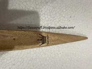 Custom Wooden <b>Shoe</b> Lifter Help Wear <b>Shoes</b> Wooden <b>Shoe</b> <b>Horn</b> Dark Antique Polished Handmade Accessories Wood - Product Image 4