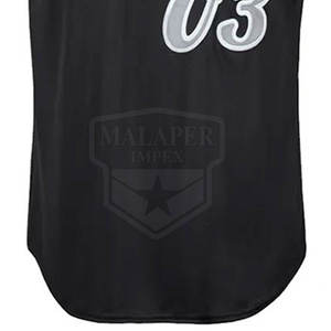 Uniforme de baseball respirant grande taille pour hommes, vente en gros d'uniformes de baseball durables - Product Image 4