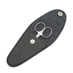 Ciseaux à ongles fins en acier inoxydable à lames tranchantes incurvées manucure ciseaux à ongles cuticules 3.2 pouces avec pochette - Product Image 5