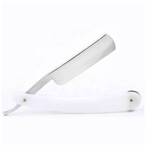 2025 Rasoir droit à lame unique professionnel Rasoir de sécurité jetable avec viory en plastique pour le rasage personnel pour les barbiers - Product Image 1