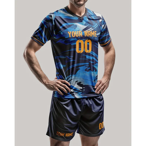 Camiseta de fútbol americano hecha a medida de alta calidad, Camiseta corta de equipo de sublimación impresa, camiseta de fútbol y fútbol americano Premium - Product Image 1