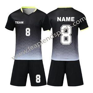 Conjunto de Uniforme de Fútbol Ligero de Alta Calidad con Impresión por Transferencia de Calor, Transpirable y de Secado Rápido, Camiseta y Pantalones Cortos - Product Image 4