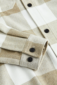 Chemise à manches courtes pour homme, boutonnée, à motif personnalisé, impression numérique, décontractée et à carreaux - Product Image 5