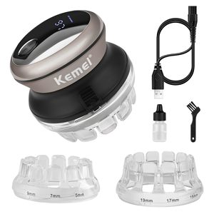 Tondeuse à Cheveux Automatique Sans Fil Professionnelle pour Hommes, Kit de Coiffure Autonome avec Écran LED, Tondeuse Circulaire à Piles Française - Product Image 1