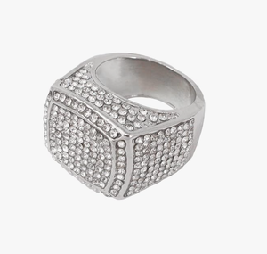 Anillo de Aleación Moderno y de Alta Gama para Hombre, Estilo Hip Hop, con Incrustaciones de Diamantes, el Mejor Regalo - Product Image 2