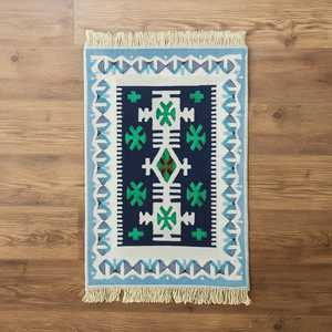 Handmade wool multi color soft hand tufted modern butterfly rug for <b>bed</b> room kids room - Product Image 4