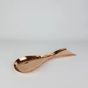 Cuchara de Metal martillado pulido plateado, cuchara decorativa en forma de cuchara, tenedor para el hogar, Cocina, Restaurante, adorno de regalo de boda - Product Image 6