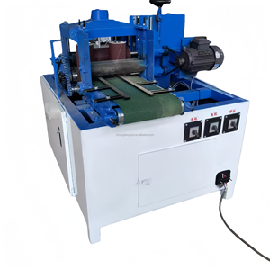 Machine de ponçage à bande quatre faces haute productivité pour panneaux de bois et lattes, ébavurage, conception mobile, utilisation facile, OEM ODM DIY - Product Image 4