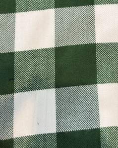 100% Acrylic Blend Cotswool Woven Fabric <b>for</b> Chackets 300 Gsm in Green and <b>White</b> with Trendy Patterns - Product Image 3