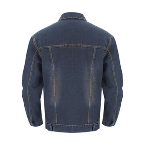 Springhill Enterprises High Quality Custom Design Men <b>Denim</b> <b>Jacket</b> Covered Button Reversible Eco-Friendly High Street <b>Jacket</b> - Product Image 5