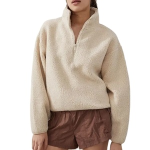 สเวตเชิ้ตผู้หญิงแบบรูดซิปทรงหลวมน้ำหนักมากสำหรับฤดูหนาวฤดูใบไม้ร่วง - Product Image 6