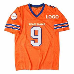 เสื้อฟุตบอลอเมริกันแบบเย็บติดโลโก้ใหม่ ดีไซน์ล่าสุด แขนสั้น สำหรับฝึกซ้อม มีจำหน่าย - Product Image 5