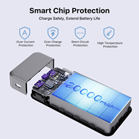 Baterías Externas NOBIS de 65W, Almacenes en EE. UU., Batería Externa de 20000mAh con Doble USB-C/USB-A, Carga Rápida para Laptop, Teléfono, Tableta