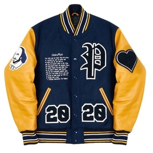Veste de baseball à simple boutonnage personnalisée HBCU 2025 pour hommes avec logo technique brodé sur le devant vestes pour hommes - Product Image 6