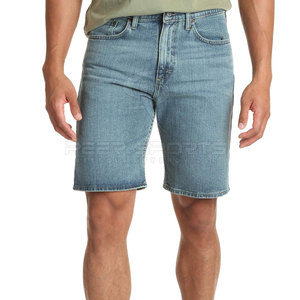 Pantalones Cortos de Mezclilla para Hombre, Personalizados por Fabricante Profesional, 100% Algodón, Diseño Sólido, Estilo Casual, Secado Rápido, Ligeros - Product Image 1