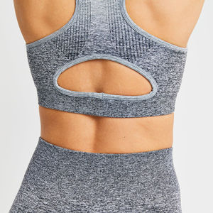 ที่กําหนดเอง Bra กีฬาผู้หญิงชุดออกแบบใหม่ที่ดีที่สุดคุณภาพสูงโยคะไม่มีรอยต่อโยคะ Bra ชุด - Product Image 5