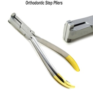 Alicates escalonados de ortodoncia de acero inoxidable de la mejor calidad con punta de carburo de tungsteno Base de instrumentos quirúrgicos dentales manuales - Product Image 3