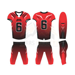 Ropa Deportiva de Fútbol Americano de Alta Calidad, Transpirable, Ligera, de Secado Rápido, Tallas Grandes, 100% Poliéster, Opciones Personalizadas - Product Image 1