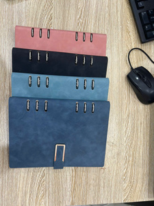 Carpeta A5 de lujo, organizador de diario de cuaderno recargable de hojas sueltas con bolígrafo, juego de regalo de papelería de buen papel en caja de regalo incluida - Product Image 4