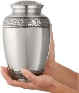 Modern Luxury Metal <b>Urn</b> Ash <b>Urns</b> & Caskets for Funeral Services Eco-friendly Customized Size & Packing - Product Image 1