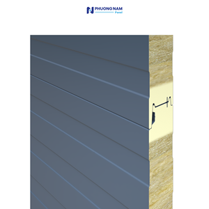Panel Sándwich de Lana de Roca de Diseño Moderno de 20 cm x 20 cm, Resistente al Fuego, para Proyectos de Construcción de Fábricas a Gran Escala - Product Image 1