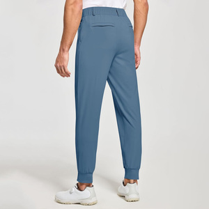 Pantalones de golf cómodos para hombres con opciones de logotipo bordado con etiqueta personal de ajuste OEM personalizado disponibles - Product Image 4