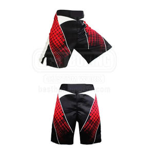 Venta al por mayor de pantalones cortos de Kickboxing con logotipo personalizado Premium MMA Fight Shorts Stitching, diseñados para entrenamiento intenso - Product Image 3