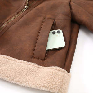 Chaqueta de Motocicleta Personalizada Unisex, Acolchada, Manga Larga, Color Marrón, Cierre de Cremallera, OEM/ODM - Product Image 5