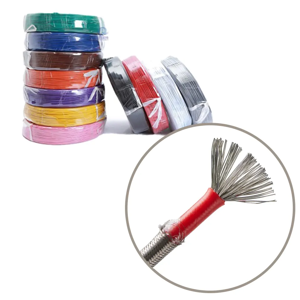 Dingzun מסוכך שזור Paircable 2 7 16 19 ליבה 20 28 Awg מרובה ליבות YGZ YGZP Autoclavable משוריינת גבוהה טמפרטורת כבל