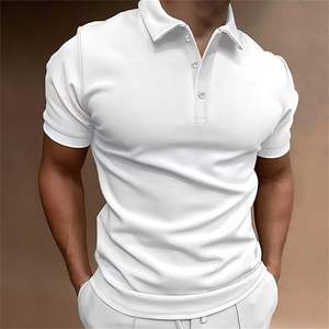 Camiseta Casual de Alta Calidad para Hombre, 240 Gramos, 100% Algodón, Tejido Sólido, Logotipo Personalizado, Manga Corta, Antiencogimiento, Bordado - Product Image 1