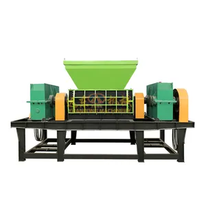 New Automatic Shredding Machine Scrap Metal Industrial Recycling Equipment Multifunctional Double Shaft Shredder Machine