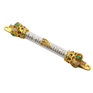 เมซูซาห์ทำด้วยมือทางศาสนาทำจากโลหะอลูมิเนียมเมซูซาห์ประตูของขวัญให้ความอบอุ่นสำหรับบ้าน - Product Image 3